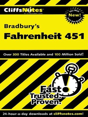 cover image of CliffsNotes on Bradbury's Fahrenheit 451